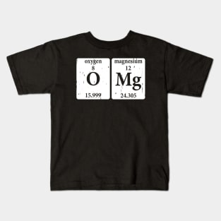 O MG Periodic table of elements Funny periodic table Kids T-Shirt
